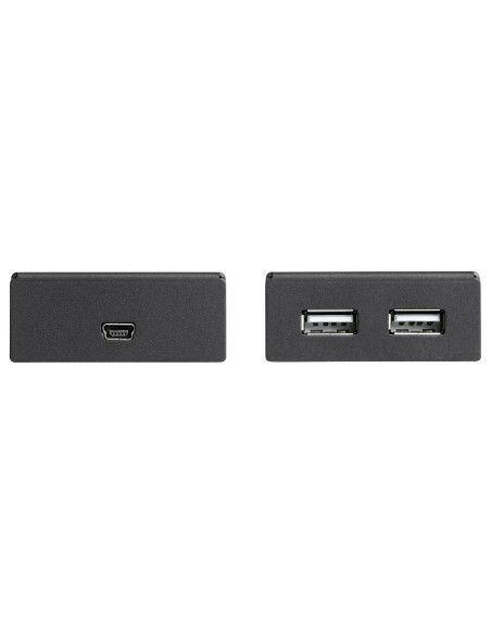 StarTech.com Extensor Alargador USB 2.0 de 4 Puertos por Cable Cat5 o Cat6 - Extensor Compacto USB 2.0 por Ethernet - Hasta 40