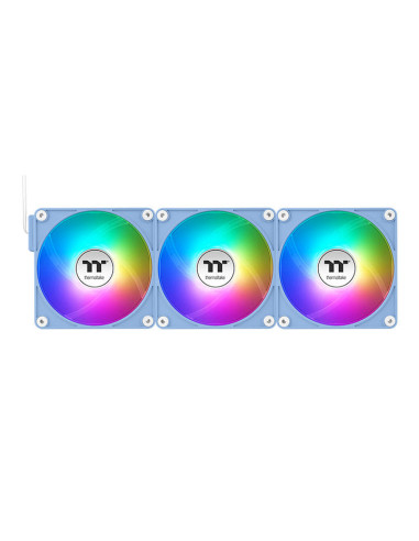 Thermaltake CL-F196-PL12BU-A sistema de refrigeración para ordenador Carcasa del ordenador Ventilador 12 cm Azul 3 pieza(s)