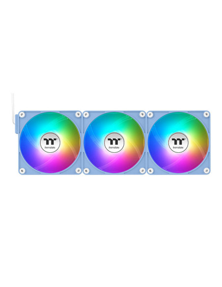 Thermaltake CL-F196-PL12BU-A sistema de refrigeración para ordenador Carcasa del ordenador Ventilador 12 cm Azul 3 pieza(s)