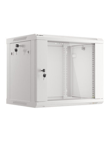 Lanberg WF01-6409-10S armario rack 9U Bastidor de pared Gris