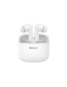 Denver TWE-48W Auriculares True Wireless Stereo (TWS) Dentro de oído Llamadas Música Bluetooth Blanco