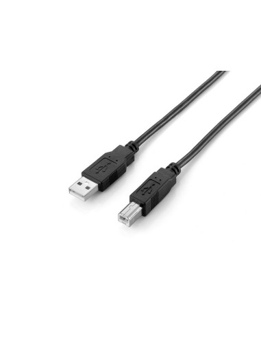 Equip 128864 Cable USB 2.0 de tipo A a tipo B, 2,0 m, negro