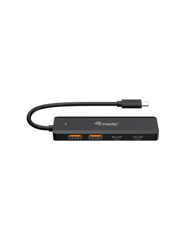 Equip 128966 hub de interfaz USB 3.2 Gen 2 (3.1 Gen 2) Type-C 10000 Mbit s Negro