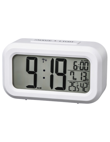 Hama RC 660 Reloj despertador digital Blanco