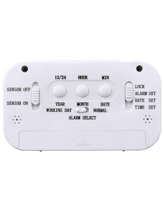 Hama RC 660 Reloj despertador digital Blanco 2