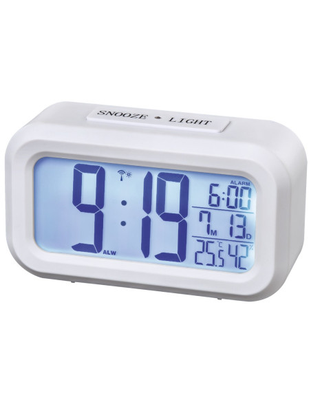 Hama RC 660 Reloj despertador digital Blanco
