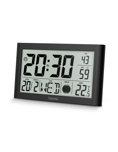 Hama Martinique Reloj despertador digital Negro
