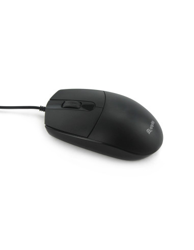 Equip 245117 ratón Oficina Ambidextro USB tipo A Óptico 1200 DPI