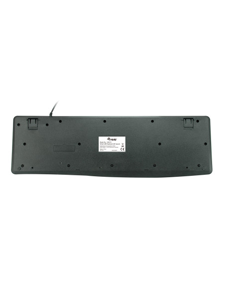 Equip 245210 teclado Oficina USB QWERTZ Alemán Negro