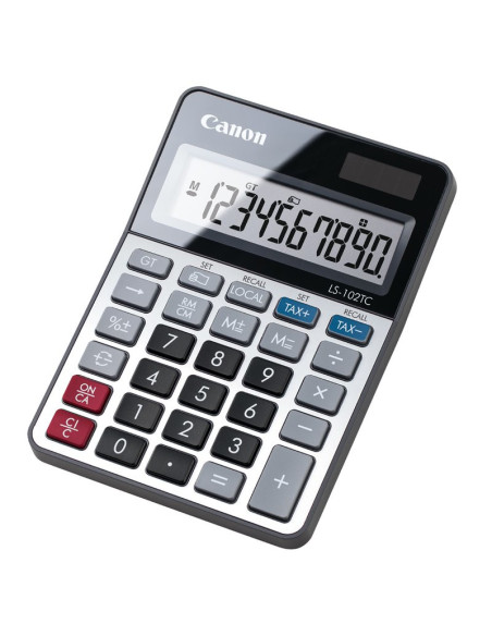 Canon LS-102 TC calculadora Escritorio Calculadora básica Negro, Metálico