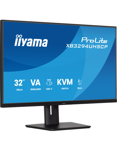 iiyama ProLite XB3294UHSCP-B1 pantalla para PC 80 cm (31.5") 3840 x 2160 Pixeles 4K Ultra HD Negro