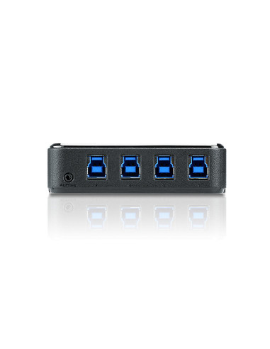 ATEN Switch de periféricos USB 3.2 Gen1 de 4 x 4 puertos