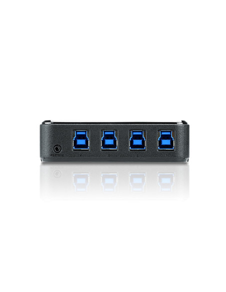 ATEN Switch de periféricos USB 3.2 Gen1 de 4 x 4 puertos
