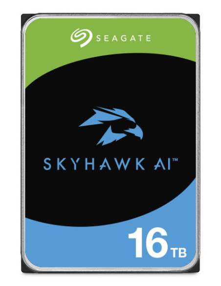 Seagate SkyHawk AI disco duro interno 16 TB 7200 RPM 512 MB 3.5" Serial ATA III
