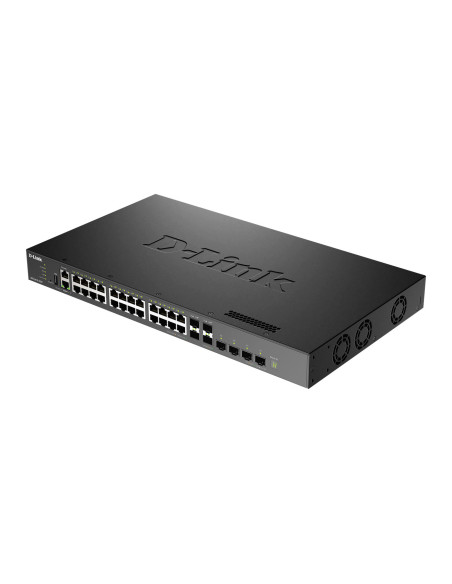 D-Link DXS-3410-32XY switch Gestionado L3 Fast Ethernet (10 100) Negro