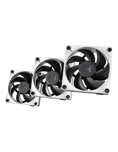 HYTE THICC FP12 Procesador Ventilador 12 cm Negro, Blanco 3 pieza(s)