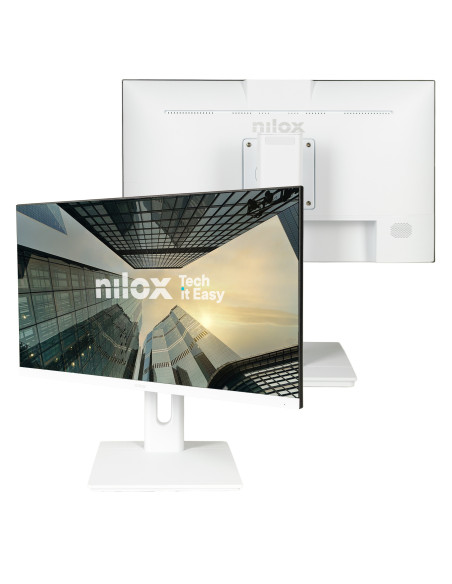 Nilox NXM24REGWEB01W pantalla para PC 60,5 cm (23.8") 1920 x 1080 Pixeles Full HD LED Blanco