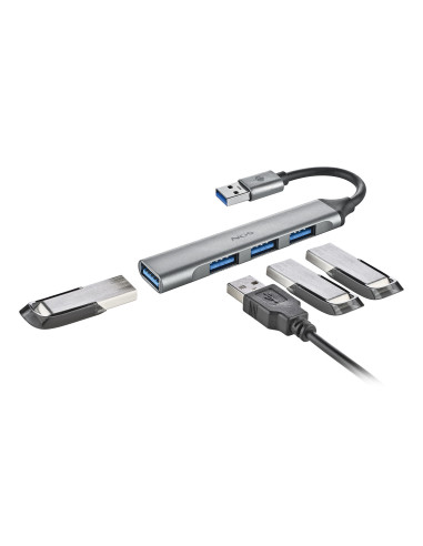 NGS IHUB4 MICRO USB 3.2 Gen 1 (3.1 Gen 1) Type-A 5000 Mbit s Plata