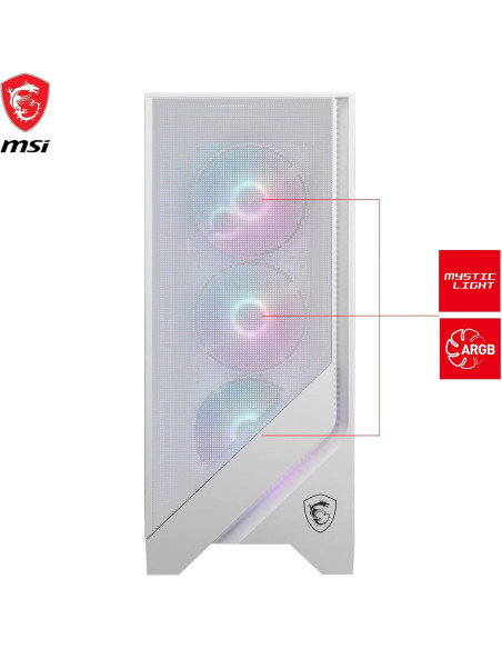 Zone Evil Core G AMD Ryzen 7 5700X 16 1Tb RTX 5070 16Gb Blanco