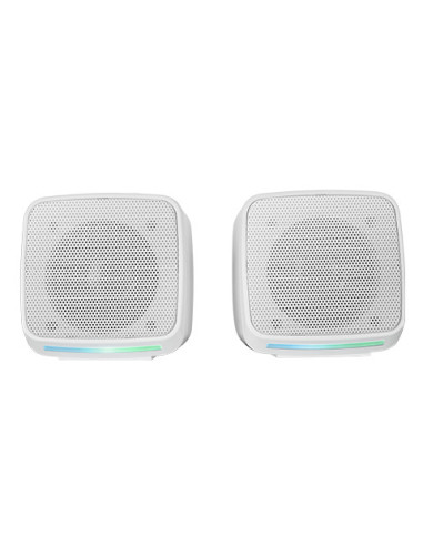 Mars Gaming MS-PRO, Altavoces Compactos 10W, Iluminación RGB Flow Dinámica, Altavoz PC con Caja de Control y Entrada Jack