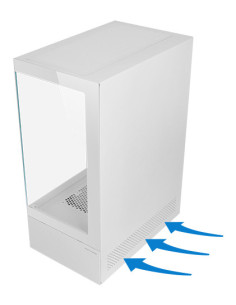 Mars Gaming MC-XOW Midi Tower Blanco 2