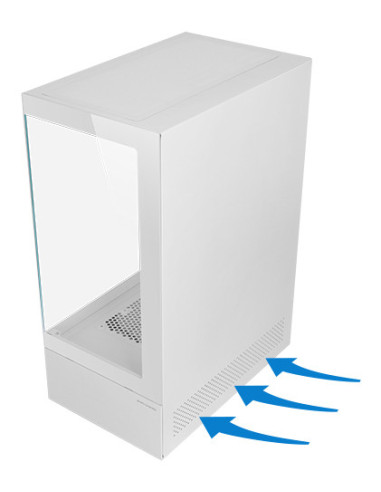 Mars Gaming MC-XOW Midi Tower Blanco