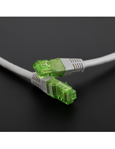 Nanocable Cable de Red Latiguillo RJ45 CAT.6 UTP AWG26 CCA, Gris, 25 cm 2