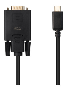 Nanocable Cable Conversor USB-C M a VGA M, 1.8 m, Negro 2