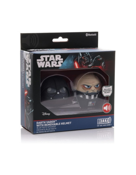 Bitty Boomers Star Wars Darth Vader Altavoz monofónico portátil Negro