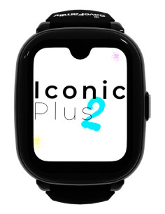 SaveFamily Iconic Plus 2 4,52 cm (1.78") 40 mm Digital Pantalla táctil 4G Negro Wifi GPS (satélite) 2