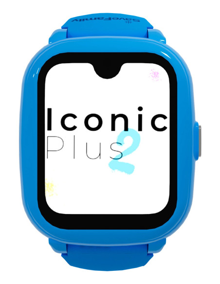 SaveFamily Iconic Plus 2 4,52 cm (1.78") 40 mm Digital Pantalla táctil 4G Azul Wifi GPS (satélite)