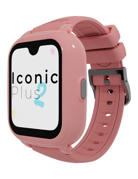 SaveFamily Iconic Plus 2 4,52 cm (1.78") 40 mm Digital Pantalla táctil 4G Rosa Wifi GPS (satélite)