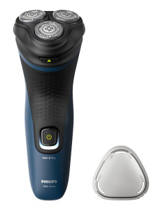 Philips S1151 00 afeitadora Máquina de afeitar de rotación Negro, Azul