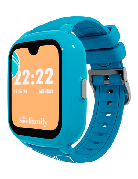 SaveFamily Iconic Plus 2 4,52 cm (1.78") 40 mm Digital Pantalla táctil 4G Azul Wifi GPS (satélite)