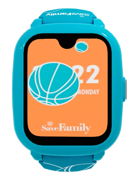 SaveFamily Iconic Plus 2 4,52 cm (1.78") 40 mm Digital Pantalla táctil 4G Azul Wifi GPS (satélite)