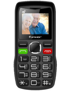 Funker C140 Classic 4G – Teléfono fácil de usar con botón SOS - Negro 2