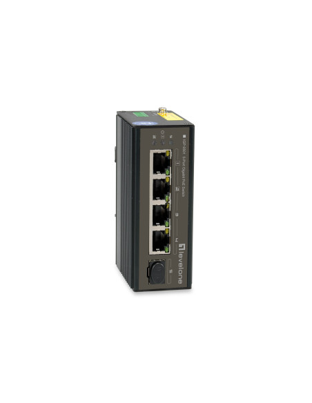 LevelOne IGP-0501 switch Gigabit Ethernet (10 100 1000) Energía sobre Ethernet (PoE) Negro