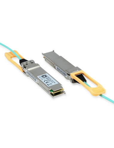 LevelOne AOC-0501 red modulo transceptor Fibra óptica 103100 Mbit s QSFP28 850 nm