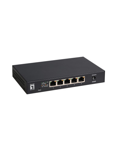 LevelOne GEU-0525 switch No administrado 2.5G Ethernet (100 1000 2500) Negro
