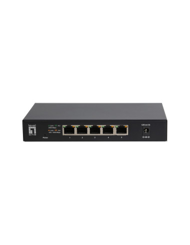 LevelOne GEU-0525 switch No administrado 2.5G Ethernet (100 1000 2500) Negro