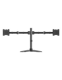 AISENS Soporte de Mesa Con Peana Eco Giratorio e Inclinable para Monitor TV 20kg (3 Pivotes, 2 Brazos) de 17"-35", Negro 2