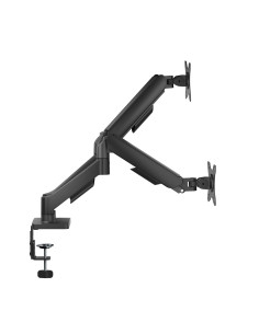 AISENS Soporte de Mesa Eco Contrapeso Giratorio e Inclinable para Monitor TV 9KG (3 Pivotes, 2 Brazos) de 17"-32", Negro 2