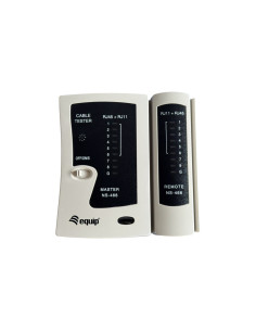 Equip 129967 comprobador de cables de red Comprobador de cables de par trenzado Blanco