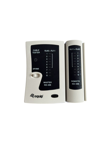Equip 129967 comprobador de cables de red Comprobador de cables de par trenzado Blanco