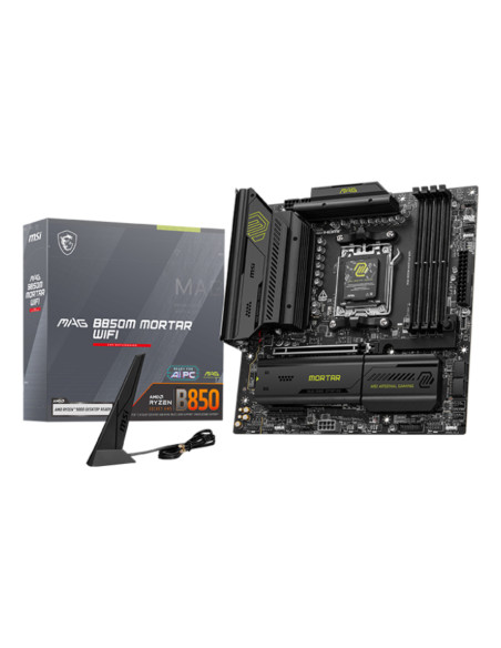 MSI MAG B850M MORTAR WIFI placa base AMD B850 Zócalo AM5 micro ATX