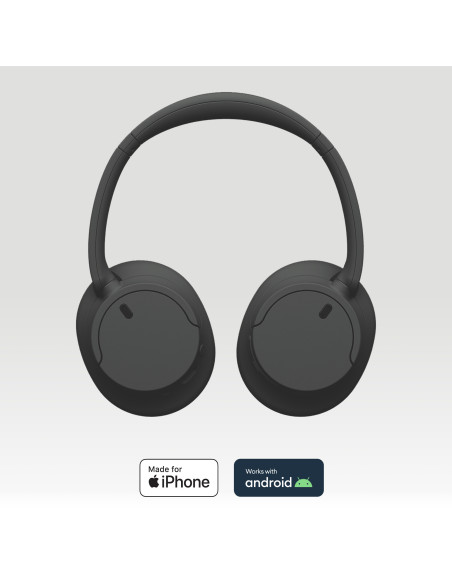 Sony WH-CH720 Auriculares Inalámbrico y alámbrico Diadema Llamadas Música USB Tipo C Bluetooth Negro