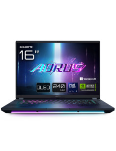 GIGABYTE AORUS MASTER 16 BZHC6PTE64SP ordenador portatil Intel Core Ultra 9 275HX Portátil 40,6 cm (16") WQXGA 32 GB DDR5-SDRAM