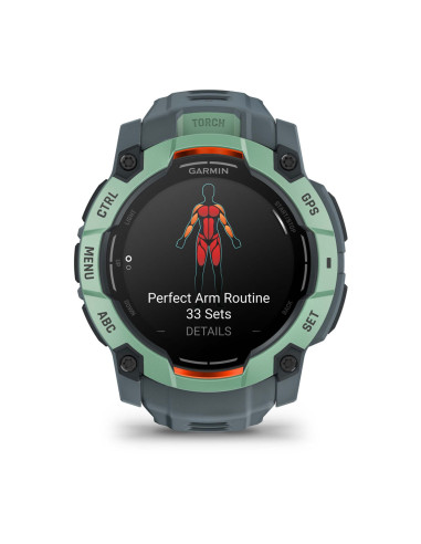 Garmin Instinct 3 AMOLED 3,3 cm (1.3") 50 mm Digital 416 x 416 Pixeles Pantalla táctil Verde GPS (satélite)
