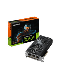 GIGABYTE GeForce RTX 5060 Ti WINDFORCE OC 8G Tarjeta Gráfica – 8 GB GDDR7, 128 bits, PCI-E 5.0, 2587 MHz Frecuencia del núcleo,