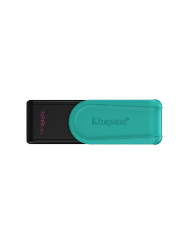 Kingston Technology DataTraveler 128GB Portable USB 3.2 Gen 1 Exodia S (Black Turquoise)